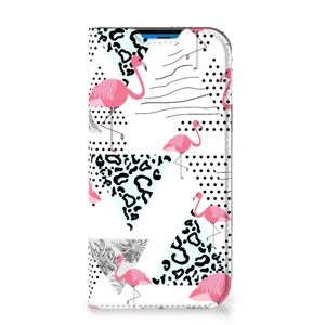 iPhone 14 Pro Hoesje maken Flamingo Triangle