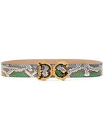 Dolce & Gabbana ceinture à boucle logo - Vert