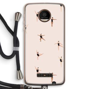 Dancing #1: Motorola Moto Z Force Transparant Hoesje met koord