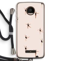 Dancing #1: Motorola Moto Z Force Transparant Hoesje met koord Dancing #1: Motorola Moto Z Force Transparant Hoesje met koord