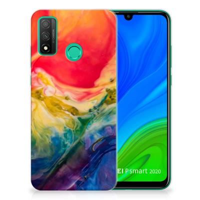 Smartphone hoesje Huawei P Smart 2020 Watercolor Dark Smartphone hoesje Huawei P Smart 2020 Watercolor Dark