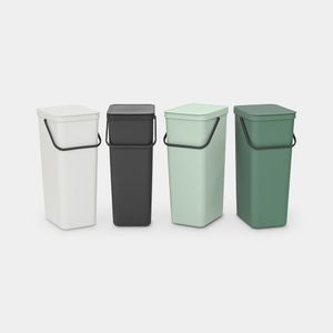 Brabantia Sort & Go Afvalemmer 40 L - Mintgroen