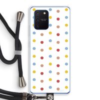 Bollen: Samsung Galaxy Note 10 Lite Transparant Hoesje met koord