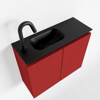 Toiletmeubel Mondiaz Ture | 60 cm | Meubelkleur Fire | Eden wastafel Urban Links | 1 kraangat