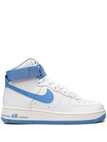 Nike baskets montantes Air Force 1 'University Blue' - Blanc