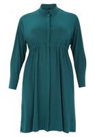 Yoek Tuniek met tailleband | Dark Green | Maat 50/52