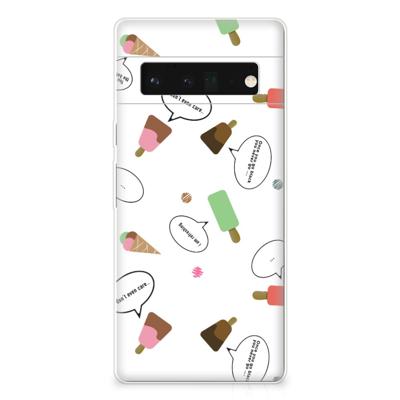Google Pixel 6 Pro | Siliconen Case | IJsjes