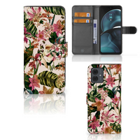 Motorola Moto G14 Hoesje Flowers - thumbnail