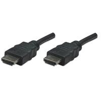 Manhattan 308441-CG HDMI-kabel HDMI Aansluitkabel HDMI-A-stekker, HDMI-A-stekker 7.50 m Zwart