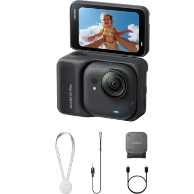 Insta360 GO Ultra Standard Bundle Midnight Black