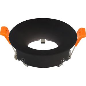 Spot Armatuur GU10 - GU10 Inbouwspot - Rond - Zwart - Aluminium - Ø85mm