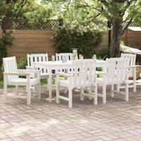 Tuinstoel 6 pcs Wit 65.5 x 55.5 x 88cm Kunststof