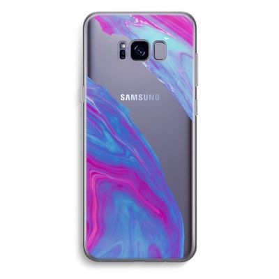 Zweverige regenboog: Samsung Galaxy S8 Plus Transparant Hoesje