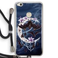 Vleermuizen Maan: Huawei Ascend P8 Lite (2017) Transparant Hoesje met koord