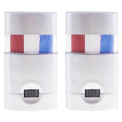 Funny Fashion Schminkstift vlag Nederland - 2x stuks - rood wit blauw - EK/WK supporter/ Koningsdag