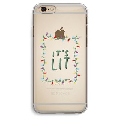 It's Lit: iPhone 6 Plus / 6S Plus Transparant Hoesje