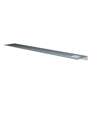 Hotbath &More Planchet 80 cm inclusief bevestigings rails met 1 uitsparing voor een zeepdispenser of beker RVS 316