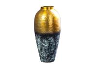 Vaas ORIENT M 50cm goud met patina in hamerslagmotief - 44875 Vaas ORIENT M 50cm goud met patina in hamerslagmotief - 44875
