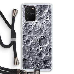 Maanlandschap: Samsung Galaxy S10 Lite Transparant Hoesje met koord