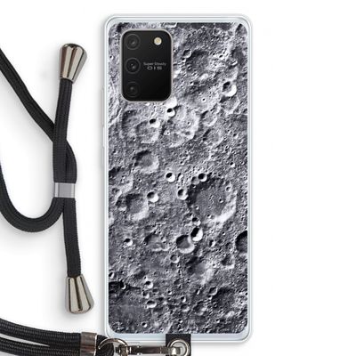 Maanlandschap: Samsung Galaxy S10 Lite Transparant Hoesje met koord