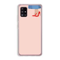 High heels: Samsung Galaxy A51 5G Transparant Hoesje