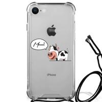 iPhone SE 2022 | 2020 | 8 | 7 Stevig | Bumper Hoesje | Cow