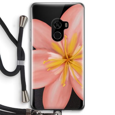 Pink Ellila Flower: Xiaomi Mi Mix 2 Transparant Hoesje met koord