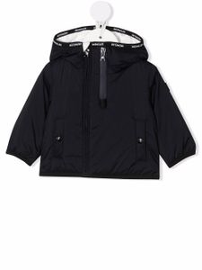 Moncler Enfant veste zippée à capuche - Bleu