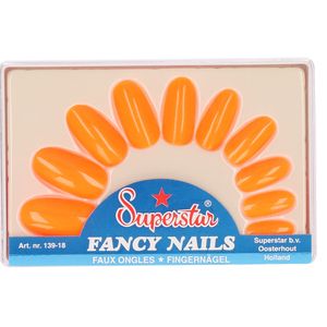 Koningdag kunstnagels oranje