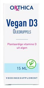Orthica Vegan D3 oliedruppels (15 ml)