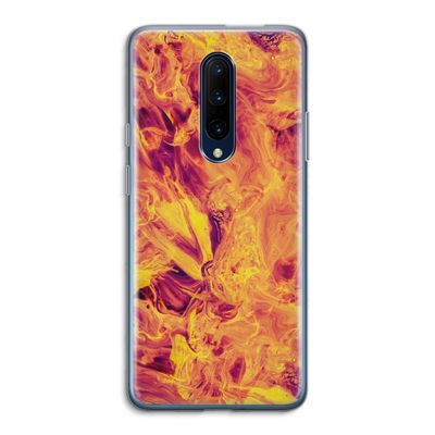 Eternal Fire: OnePlus 7 Pro Transparant Hoesje