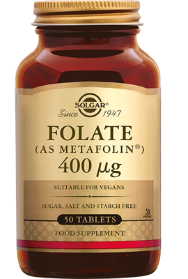 Solgar Folate (Folaat) 400 mcg Tabletten