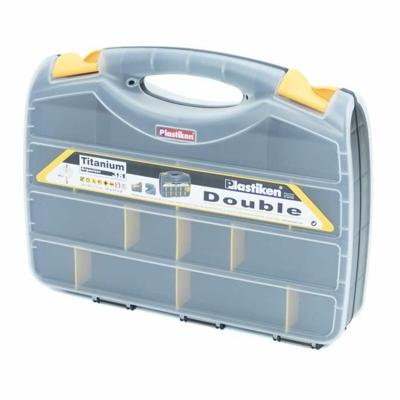 Gereedschapsorganizer Plastiken Titanium 80382 Double Plastic 38 x 29 x 8 cm