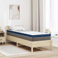 Matraspads Wit en Blauw 80 x 200 cm