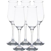 Pasabahce Prosecco/Champagneglazen - glas - set 18x stuks - 190 ml - thumbnail