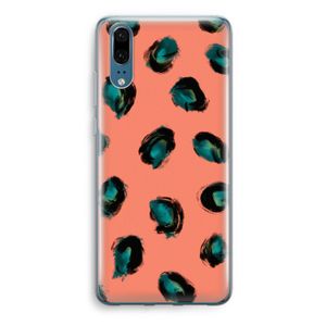 Pink Cheetah: Huawei P20 Transparant Hoesje