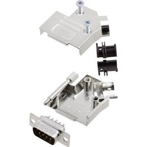 encitech D45ZK09-DBP-K 6355-0003-01 D-sub male connectorset 45 ° Aantal polen: 9 Soldeerkelk 1 set(s)