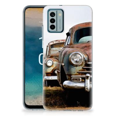Nokia G22 | Siliconen hoesje | met foto Vintage Auto