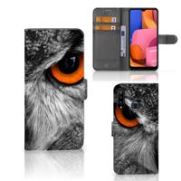 Samsung Galaxy A20s | Telefoonhoesje | Met pasjeshouder | Uil