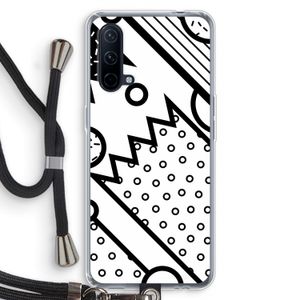 Pop Art #4: OnePlus Nord CE 5G Transparant Hoesje met koord