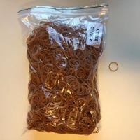 Elastiekjes breed 1,5mm nr.8 pak 1kg