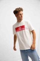 Cruyff Prima T-Shirt Heren Gebroken Wit - Maat S - Kleur: Wit | Soccerfanshop