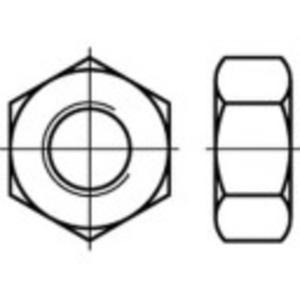 TOOLCRAFT 108624 Zeskantmoeren 1 1/8 Zoll DIN 555 Staal 25 stuk(s)