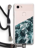 Zee golf: Pixel 3 Transparant Hoesje met koord