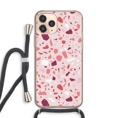 Terrazzo N°15: iPhone 11 Pro Transparant Hoesje met koord