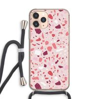 Terrazzo N°15: iPhone 11 Pro Transparant Hoesje met koord