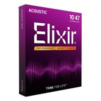 Elixir 16152 Nanoweb Phosphor Bronze Snaren voor 12-Snarige Akoestische Gitaar (10-47)