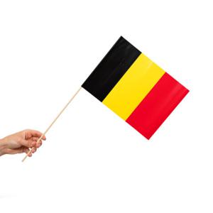 Zwaaivlaggetjes België 20x30cm (10st)