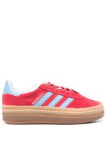 adidas baskets Gazelle Bold à plateforme en daim - Rouge - thumbnail