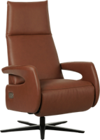 leren moderne relaxfauteuil Note - zithoogte medium - ( leer) leren moderne relaxfauteuil Note - zithoogte medium - ( leer)